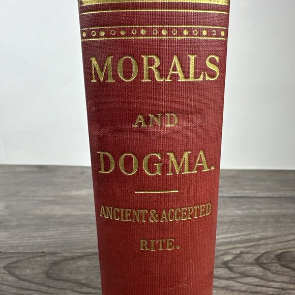 Morals and Dogma Albert Pike 1871 Reprinted 1947 Southern Jurisdiction Hardcover - Picture 5 of 12